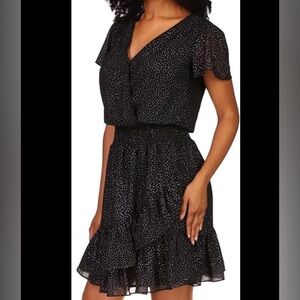 Michael Kors Women's Printed Faux-Wrap Dress